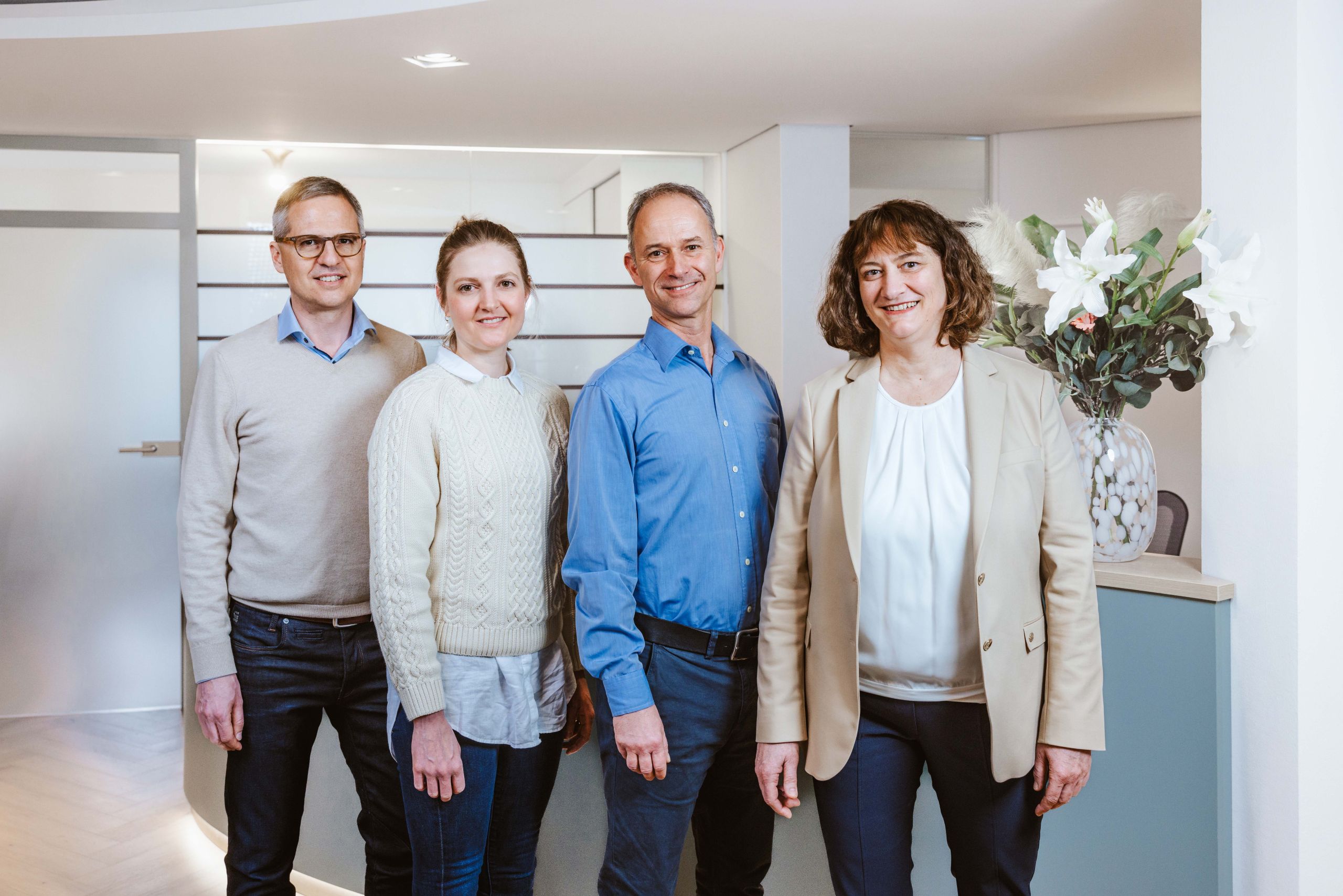 Teambild: Dr. med. Matthias Rohleder, Dr. med. Hanna Rohler, Dr. med. Wolfgang Kern, Dr. med. Ulrike Flach